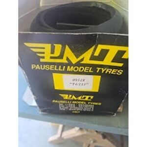 PMT Pauselli Model Tyres 03518 T4/133 RC Car Slick Tires with Foam Inserts